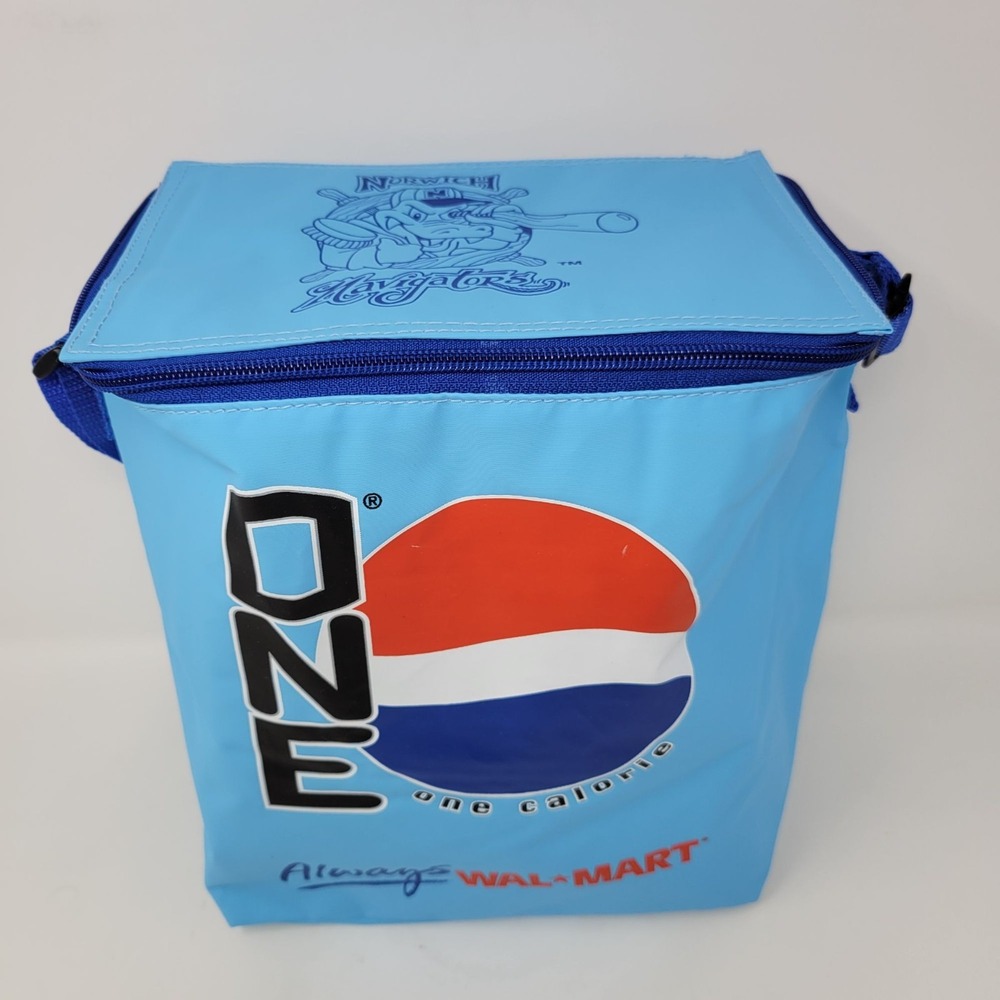 Norwich Navigators Pepsi‎ One Wal-Mart Blue Insulated Lunch Bag